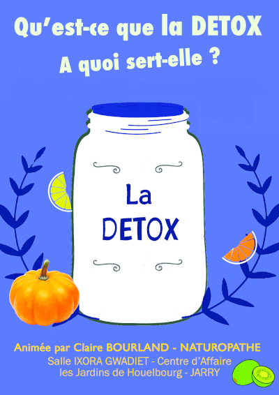 affiche conférence sur la détox